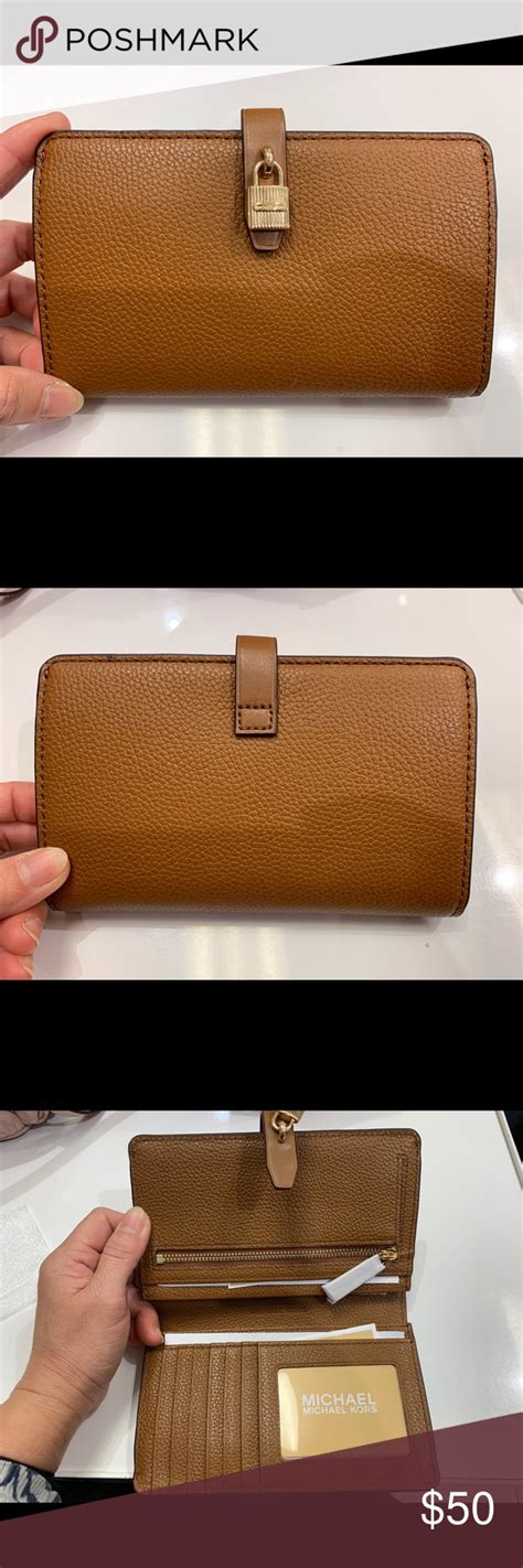 michael kors adele slim bifold wallet